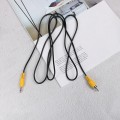 Аудио-кабель TS Моно Mini Jack 3.5mm (папа) на 1 RCA (папа), Длина 1,5м, 1,8м