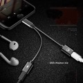 Переходник Lightning - 2x Lightning для наушников и зарядки iPhone, iPad