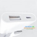 Адаптер OTG Lightning (Male, папа) - USB 2.0 (Female, мама) + Lightning (Female, мама) для iPhone, iPad, iPod