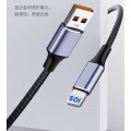 Кабель Apple USB (Male, папа) - Lightning (Male, папа), 2.4A