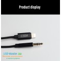 Автомобильный кабель Lightning (Male, папа) ‒ mini Jack 3.5mm (Male, папа) для iPhone, iPad, iPod