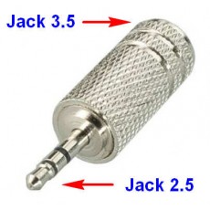 Аудио-адаптер Micro-jack 2.5 мм ‒ AUX 3.5 мм, TRS