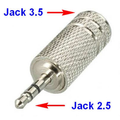 Переходник Micro-jack 2.5 мм ‒ AUX 3.5 мм, AUX, stereo