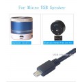 Кабель USB - Micro-USB - mini Jack 3.5mm, 3-Pin, AUX разветвитель, Y-сплиттер