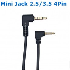 Аудио-кабель micro Jack 2.5 - mini Jack 3.5 мм