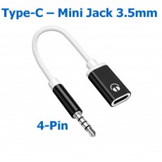 Аудио-кабель Type-C ‒ Mini Jack 3.5mm, TRRS