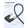 Кабель для зарядки USB ‒ Type-C, угловой 180 градусов, длина 1 м