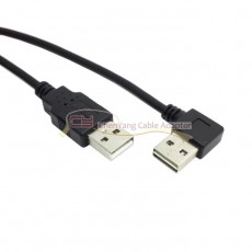Угловой кабель USB 2.0 (папа/папа), 90 градусов
