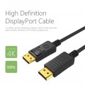 Кабель DisplayPort (Male, папа) - DisplayPort (Male, папа), 4K@144Hz, Длина 1,8 м