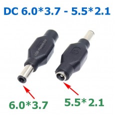 Адаптер питания DC 6.0 x 3.7 мм - 5.5 x 2.1 мм