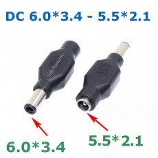 Адаптер питания DC 6.0 x 3.4 мм - 5.5 x 2.1 мм