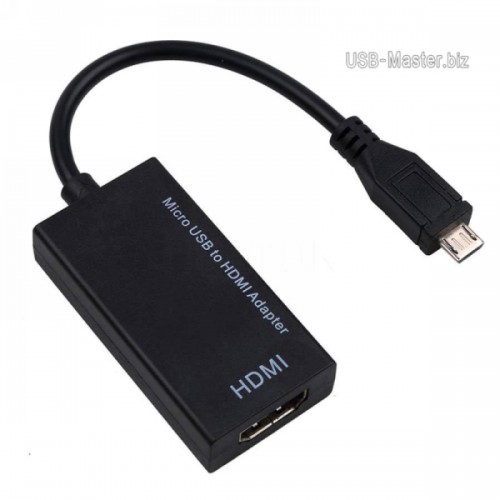 Конвертер Micro-USB ‒ HDMI, MHL, FullHD 1080p