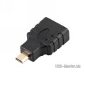 Переходник HDMI (Female, мама) ‒ Micro-HDMI (Male, папа) адаптер