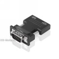 Переходник HDMI (female, мама) ‒ VGA (male, папа) + 3.5mm AUX