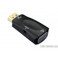 ≡ Переходник HDMI (Male, папа) ‒ VGA (Female, мама) + AUX 3.5 mini Jack