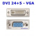 Переходник DVI-D (Male, папа) – VGA (Female, мама)