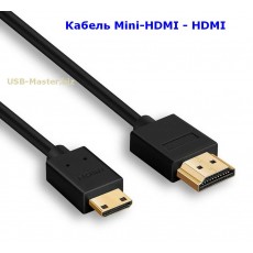 Mini HDMI ‒ HDMI 1080p кабель