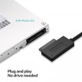 Адаптер-переходник USB 2.0 (Male, папа) - SATA 6+7 pin (Female, мама) для CD-ROM