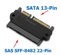 Адаптер SAS SFF-8482 22 - SATA 7+15