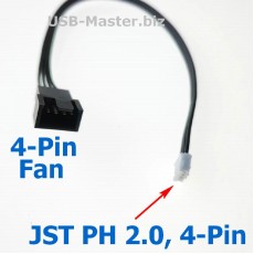 Адаптер 4-Pin Cooler Fan - JST PH 2.0, 4-Pin