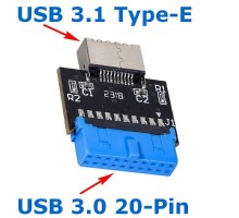 Переходник USB 3.0 (19/20-Pin) - USB 3.1 Type-E