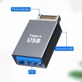 Переходник USB 3.0 (Female, мама) - USB 3.1 Type-E (Male, папа)