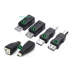 Переходники USB, Mini-usb ‒ Type-B для принтера, МФУ