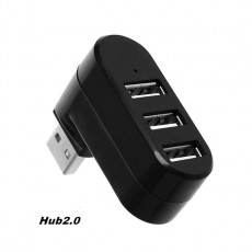 Usb-Хаб 3 порта USB 2.0 поворотный 180°