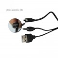 USB (Male, папа) ‒ Mini-USB (Male, папа) ‒ Jack 3.5mm, кабель, разветвитель