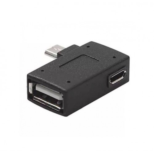 Переходник USB 2.0 ‒ 2x Micro-USB, угловой
