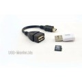 Переходник USB (Female, мама) ‒ Mini-USB 5-Pin (Male, папа) OTG