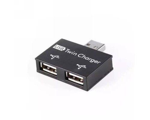 Сплиттер для одновременной зарядки двух устройств USB 2.0, без OTG
