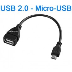 Переходник USB мама - Micro-usb папа, OTG