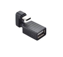 Переходник Type-C - USB 2.0, 180 градусов, OTG