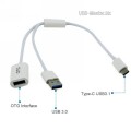 USB Хаб 3.0 Type-C (штекер) ‒ USB (штекер/гнездо), OTG, Y Splitter