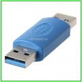 Переходник USB 3.0 (Male, папа) - USB 3.0 (Male, папа), соединитель