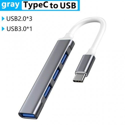 Type-C Хаб на 4 порта USB 3.0