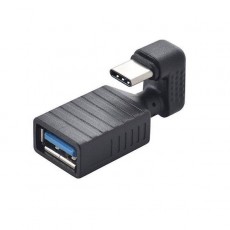 Переходник Type-C - USB 3.0, 180 градусов, OTG