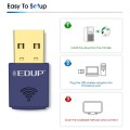 USB Wi-Fi Адаптер 150 Мбит/с, 2,4 ГГц, EDUP 