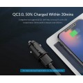 Автомобильное зарядное устройство QC 3.0, 18W, "ORICO" Premium